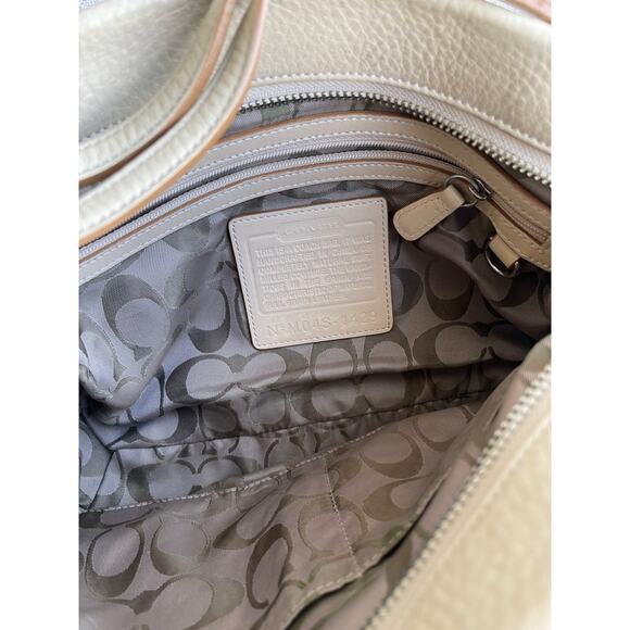 Y2K Coach 1429 Pebbled Leather Hobo Shoulder Bag Butter Yellow - Picture 6 of 11